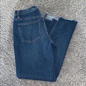 slim broken-in boyfriend jeans